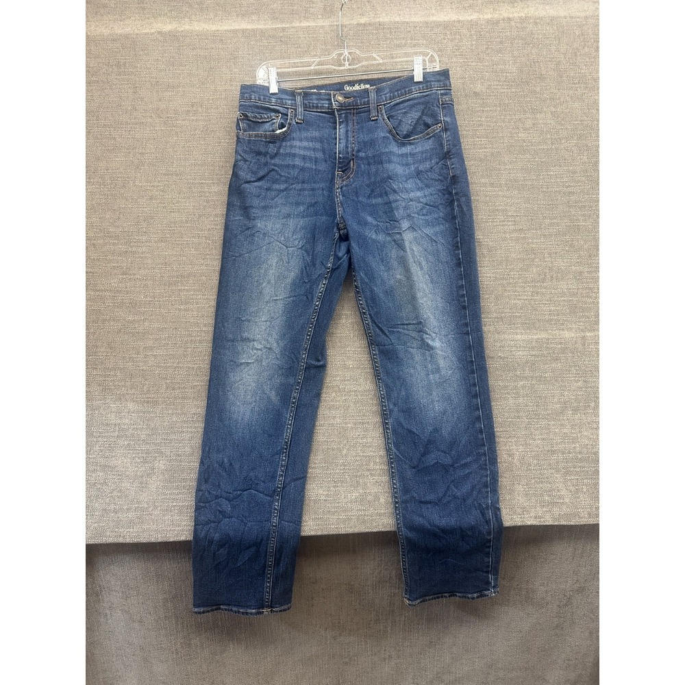 Goodfellow & Co Slim Straight Jeans Men's 32x30 Blue Denim Total Flex Streetwear